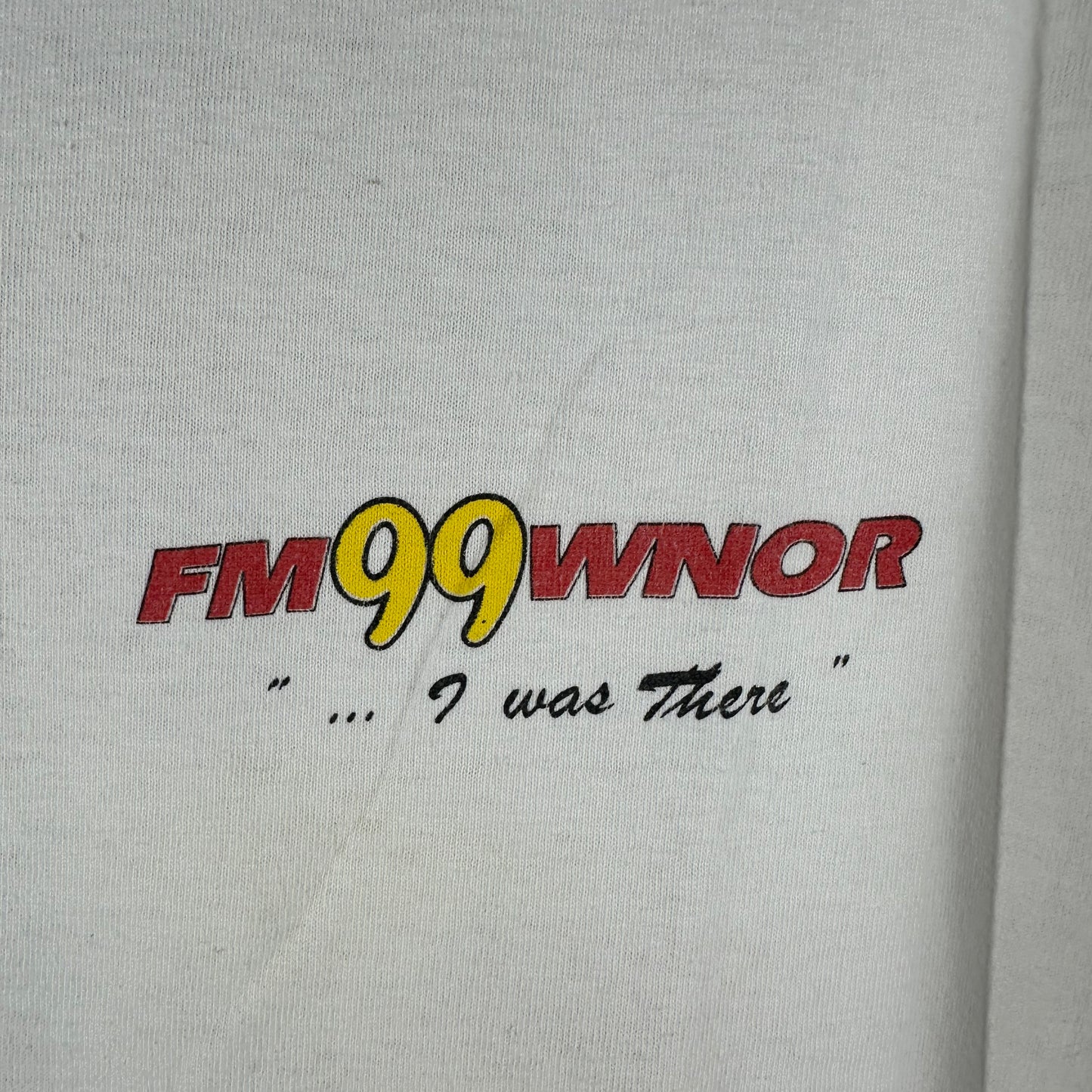 Vintage 90s Woodstock Music Festival FM99 WNOR Promo Single Stitch T-Shirt