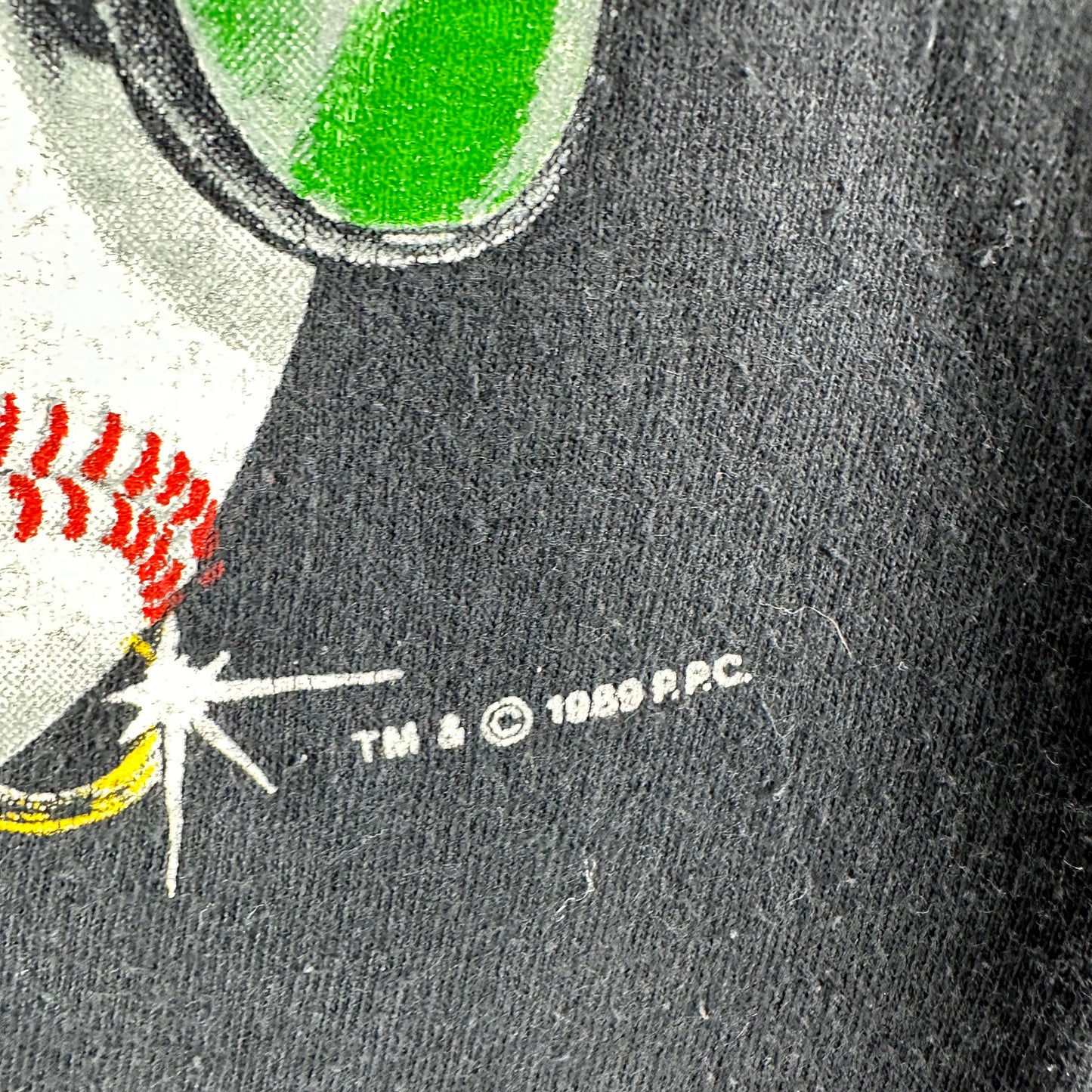 Vintage 1989 Major League Charlie Sheen Movie Promo Single Stitch T-Shirt