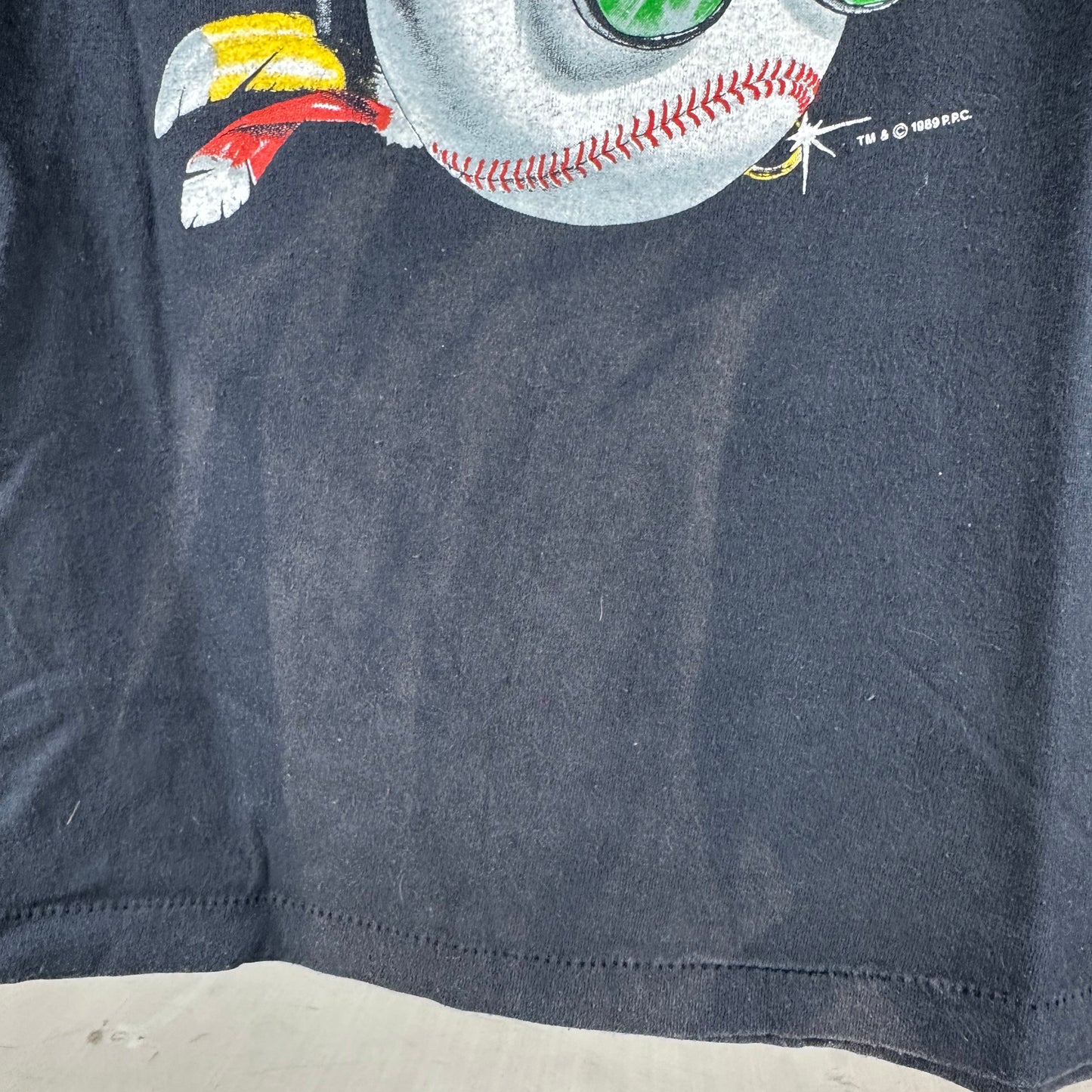 Vintage 1989 Major League Charlie Sheen Movie Promo Single Stitch T-Shirt