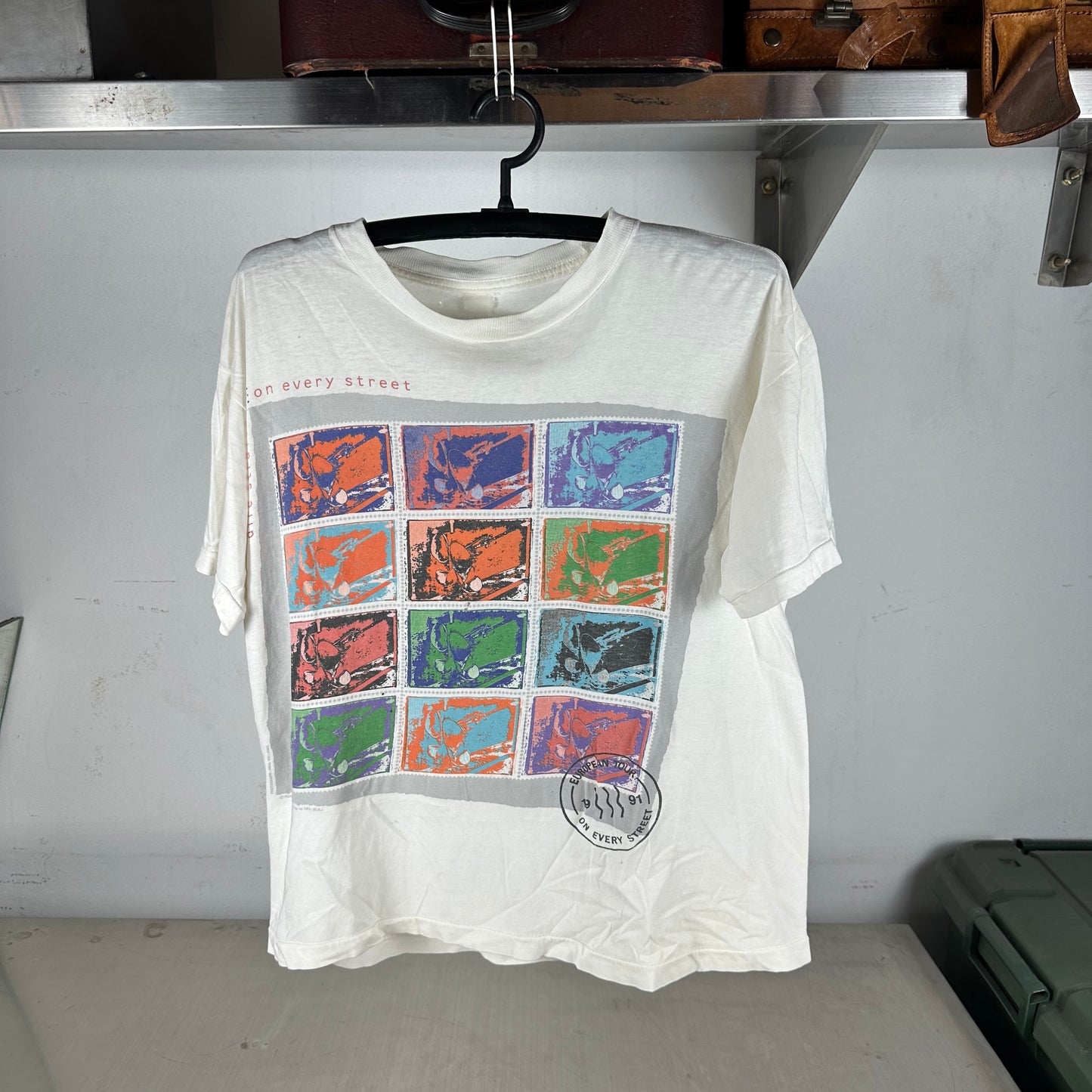 Vintage 1991 Dire Straits On Every Street Rock Band Tour Concert Single Stitch T-Shirt