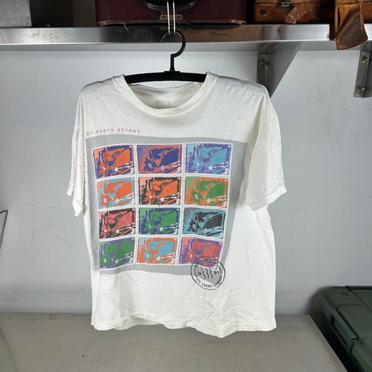 Vintage 1991 Dire Straits On Every Street Rock Band Tour Concert Single Stitch T-Shirt