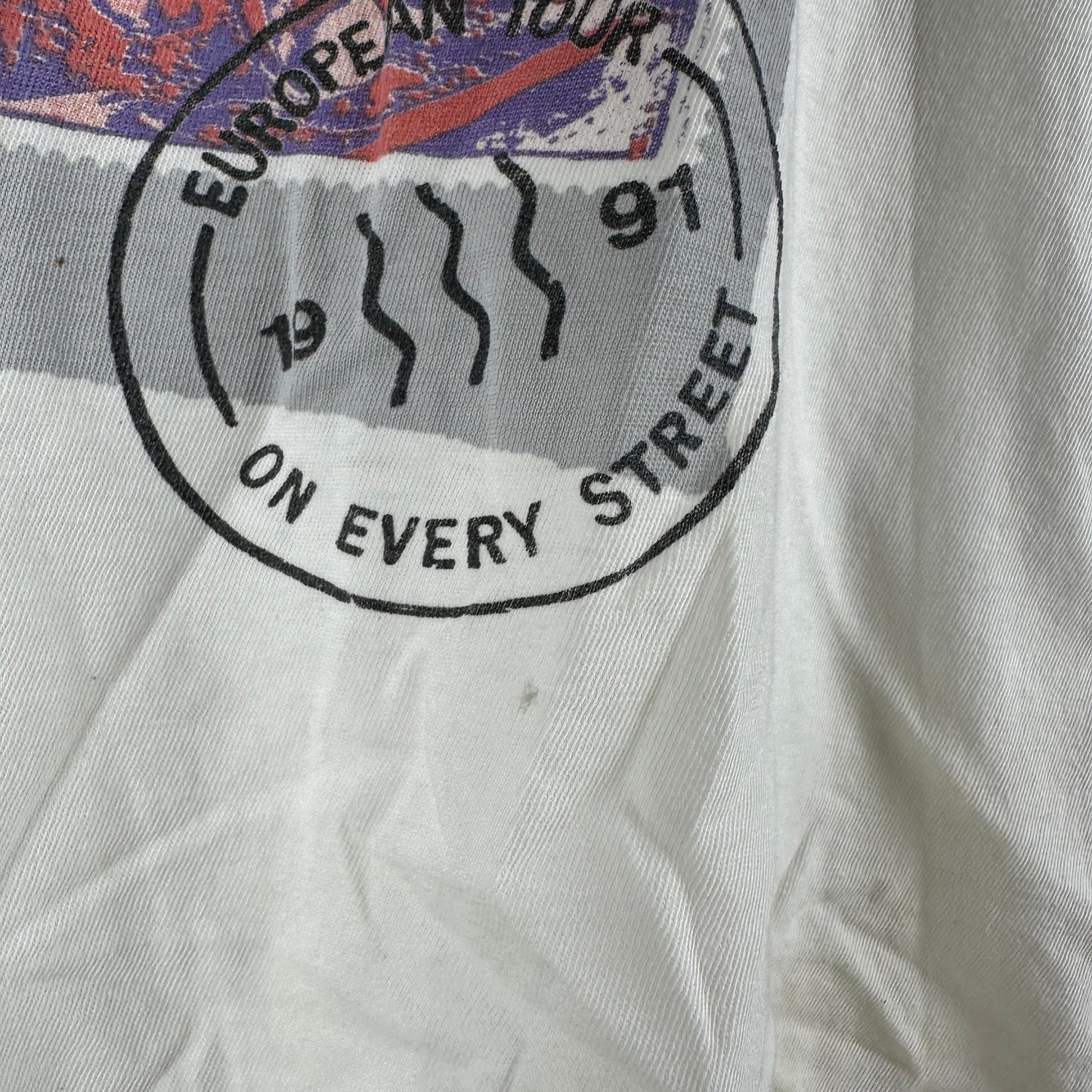 Vintage 1991 Dire Straits On Every Street Rock Band Tour Concert Single Stitch T-Shirt