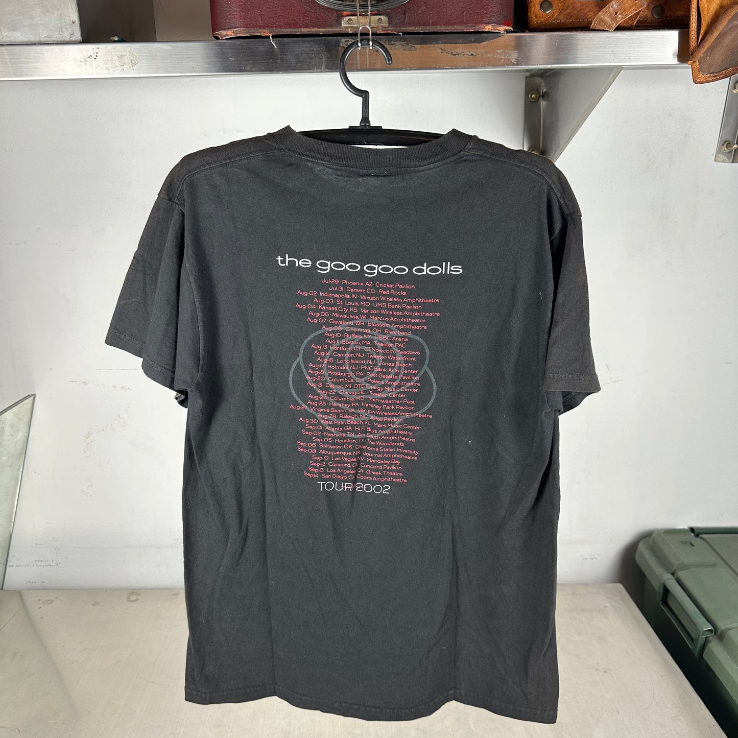 Vintage 2002 The Goo Goo Dolls Gutterflower Rock Band Tour Concert T-Shirt