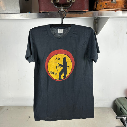Vintage 70s 80s Ninja Graphic Single Stitch T-shirt