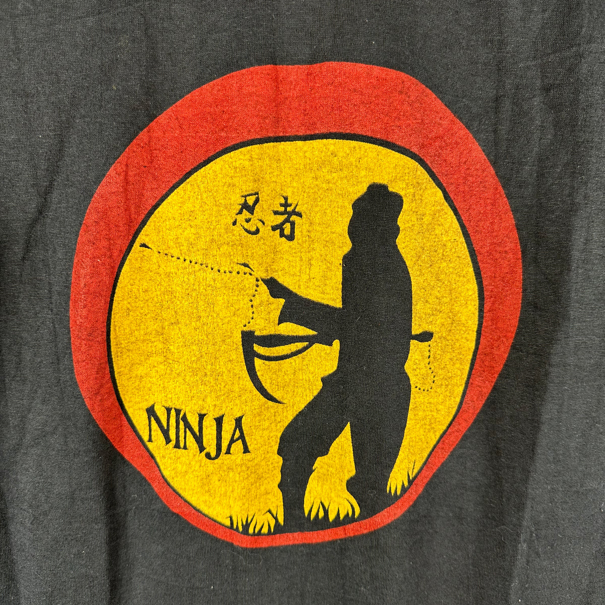 Vintage 70s 80s Ninja Graphic Single Stitch T-shirt