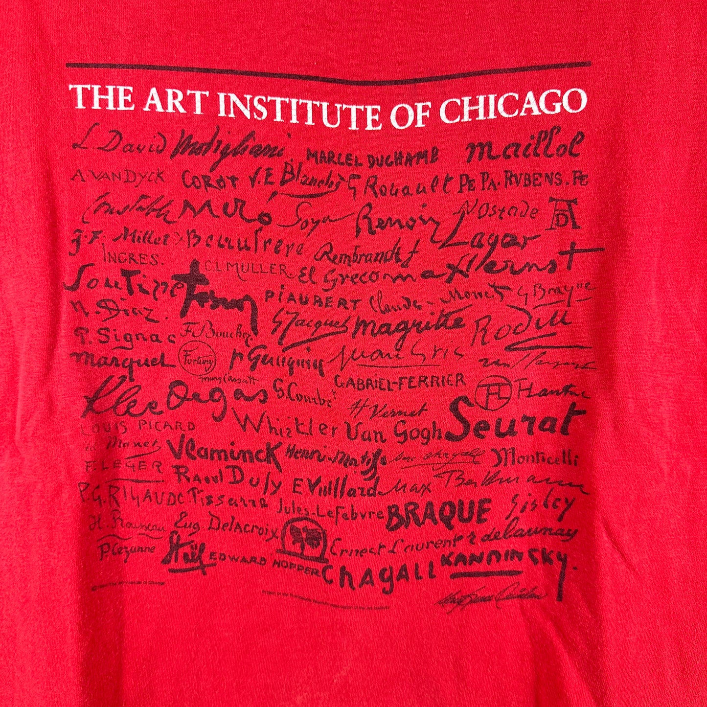 Vintage 1984 The Art Institute of Chicago Single Stitch T-Shirt