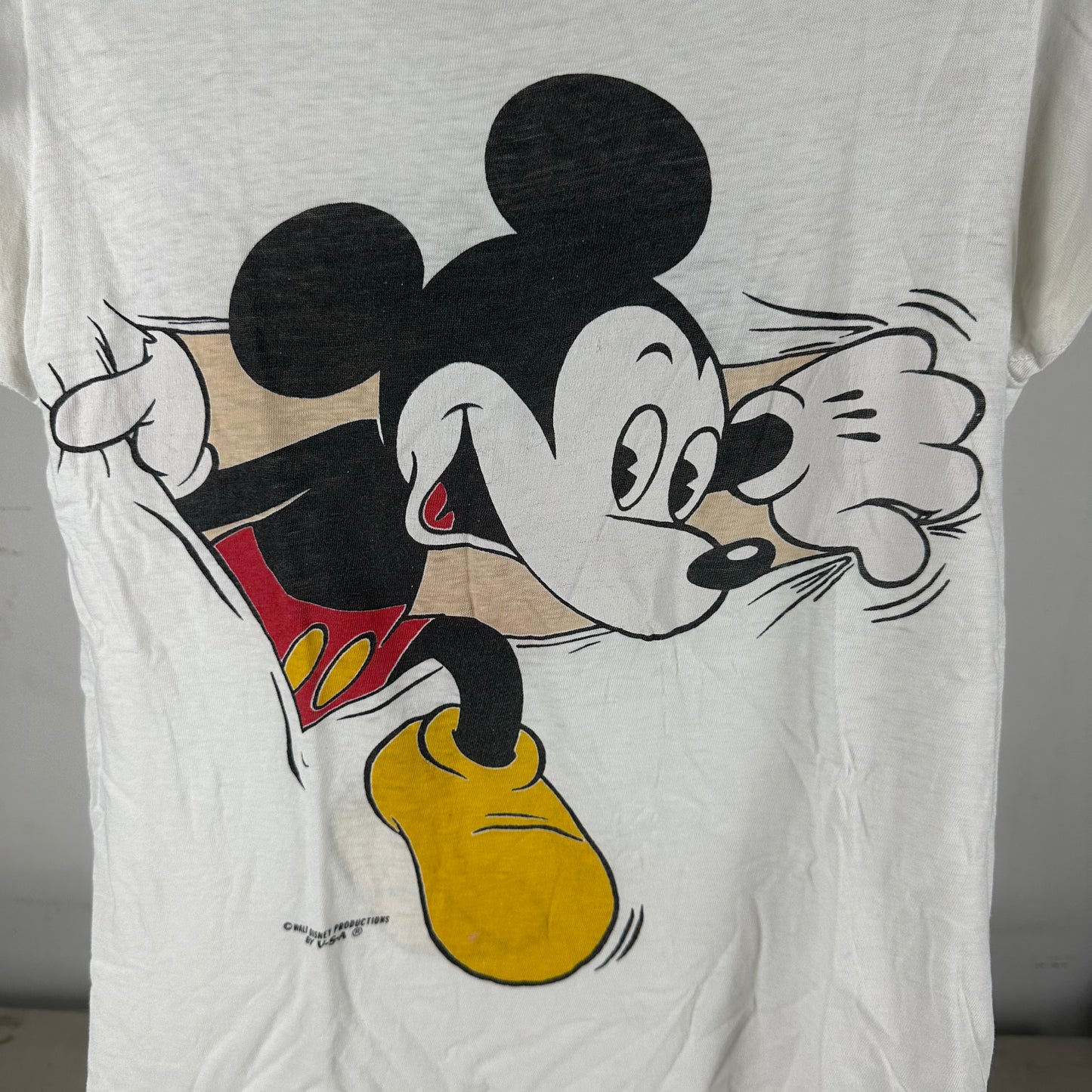 Vintage 80s 90s Mickey Mouse Disney Breakthrough Graphic Single Stitch T-Shirt