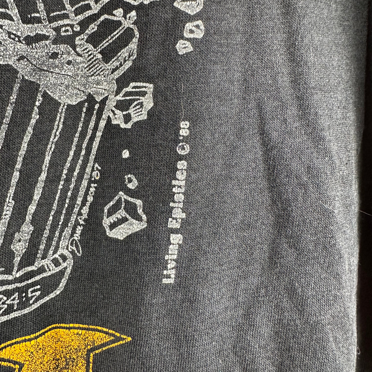 Vintage 80s God's Gym Living Epistles Religious Graphic Single Stitch T-shirt