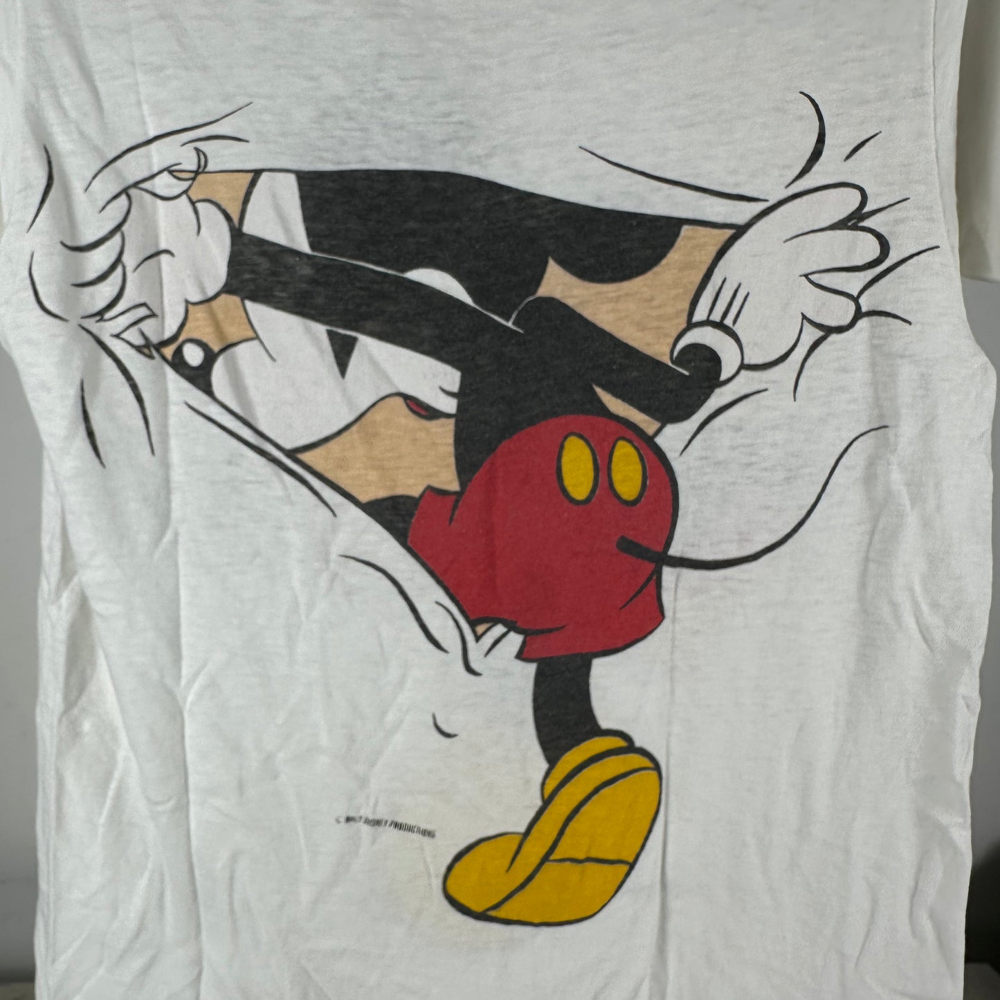 Vintage 80s 90s Mickey Mouse Disney Breakthrough Graphic Single Stitch T-Shirt