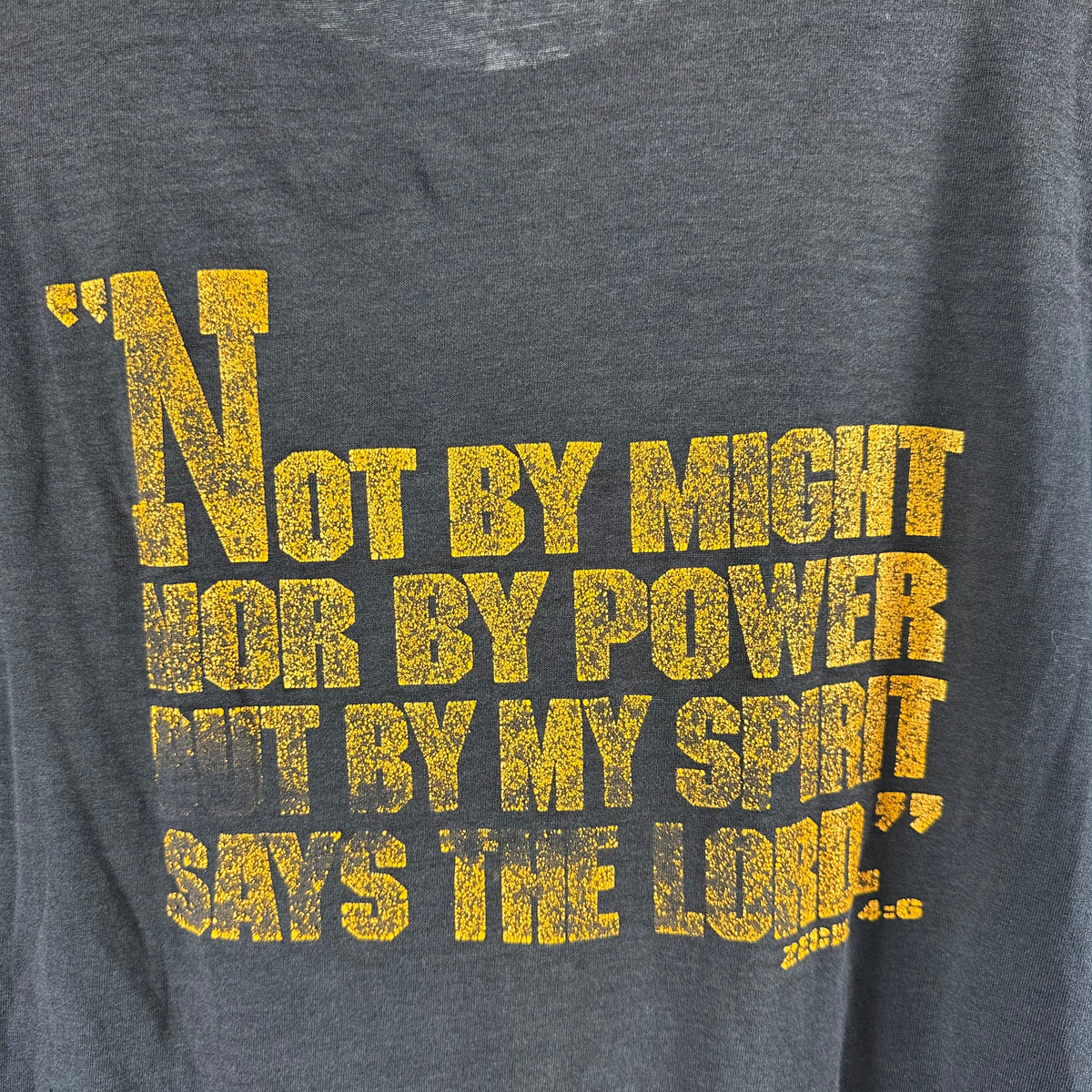 Vintage 80s God's Gym Living Epistles Religious Graphic Single Stitch T-shirt
