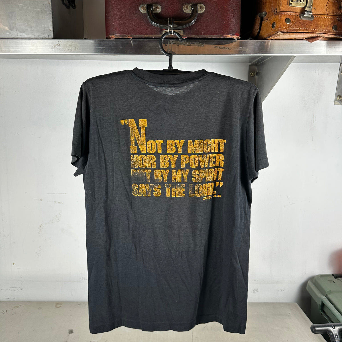 Vintage 80s God's Gym Living Epistles Religious Graphic Single Stitch T-shirt