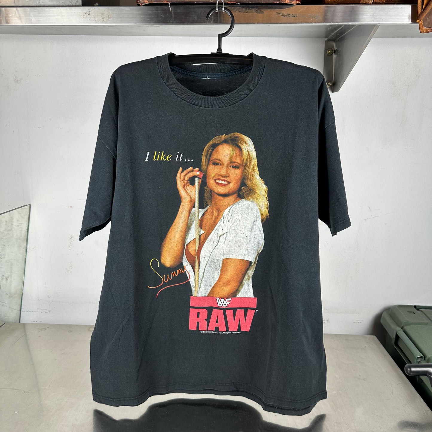 Vintage 1996 Tammy Lynn Sytch Sunny I Like it Raw WWF WWE Wrestling T-Shirt