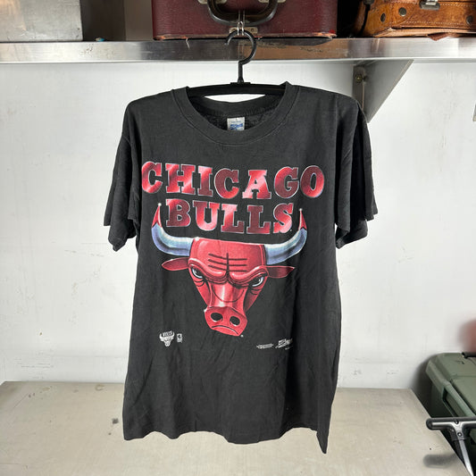 Vintage 1991 Chicago Bulls Basketball NBA Salem Sportswear Graphic T-shirt