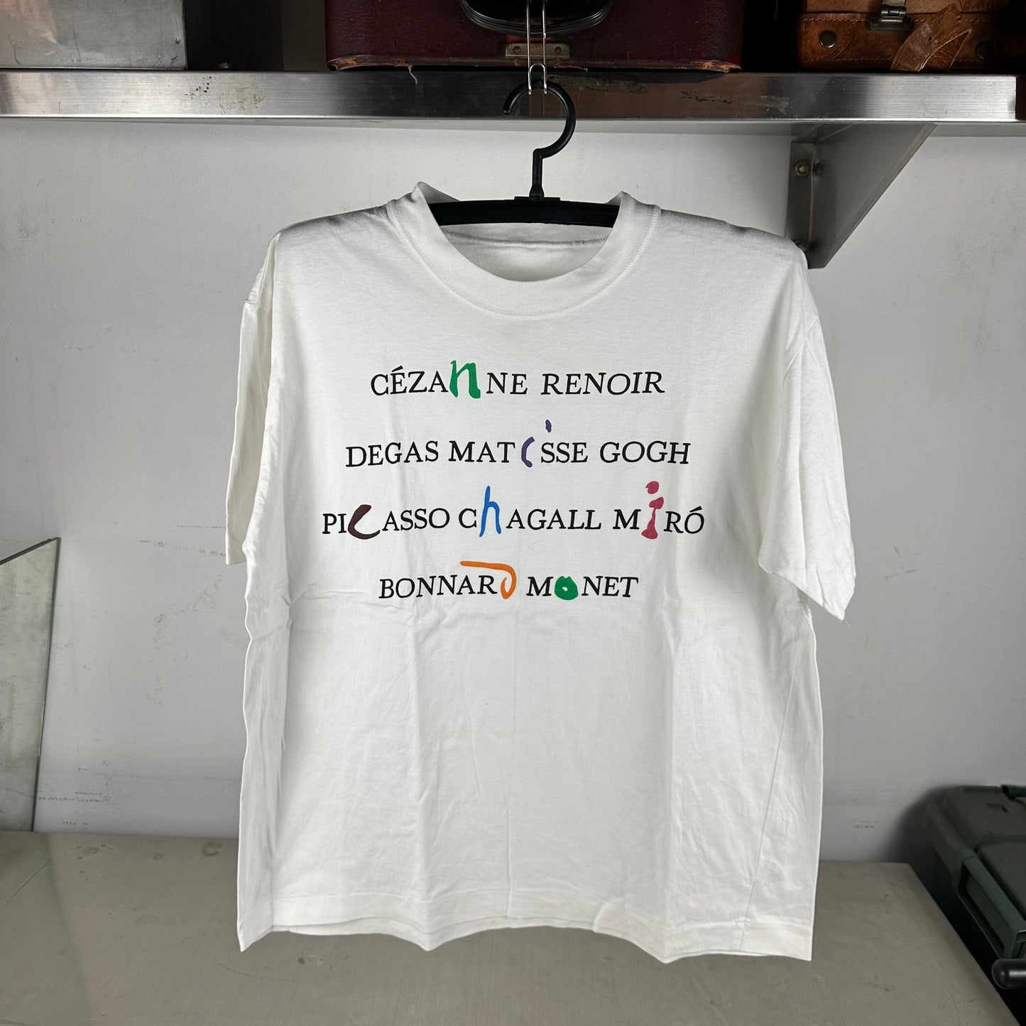 Vintage 90s Famous Artists Picasso Renoir Monet Van Gogh Single Stitch T-Shirt