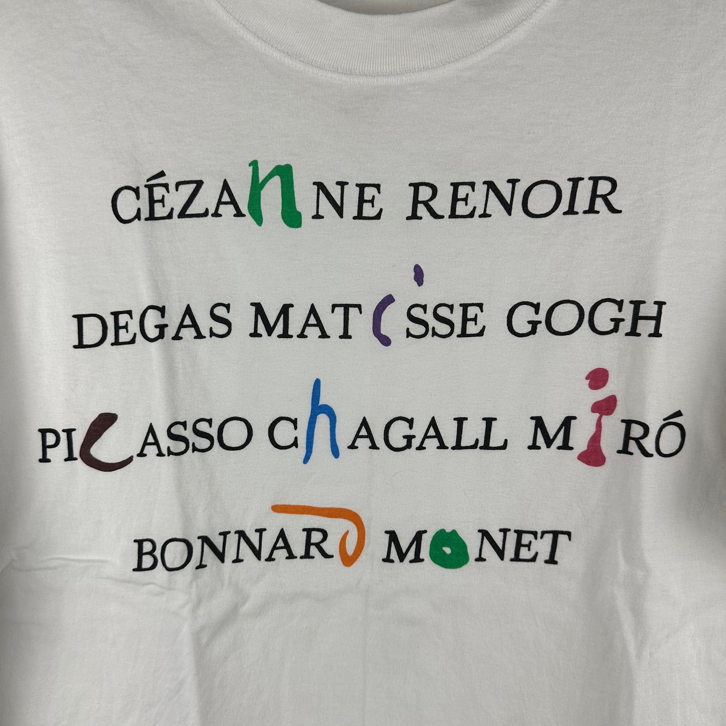 Vintage 90s Famous Artists Picasso Renoir Monet Van Gogh Single Stitch T-Shirt
