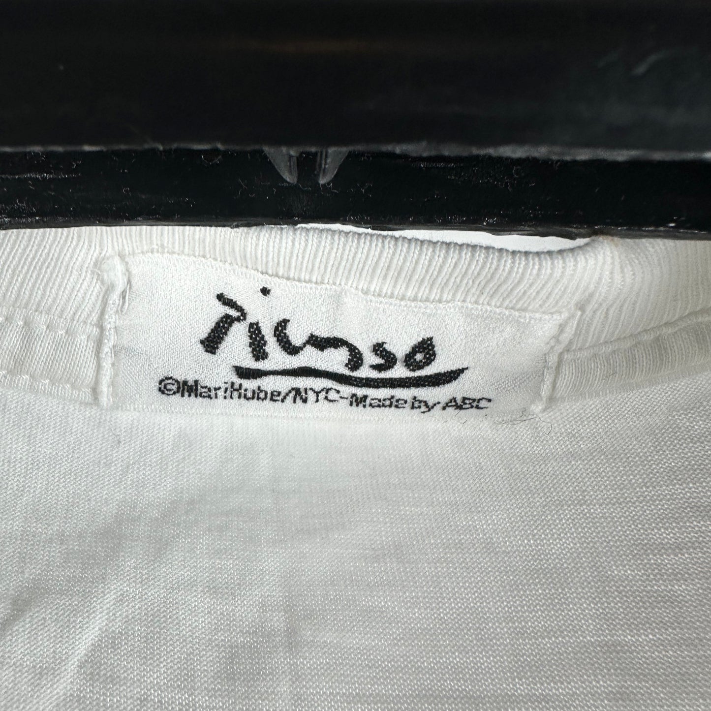 Vintage 90s Pablo PicassoTete Appuyee sur les Mains II Artwork Single Stitch T-Shirt