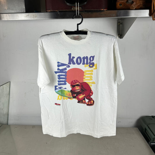 Vintage 90s Nintendo Donkey Kong Funky Kong Video Game Single Stitch T-Shirt