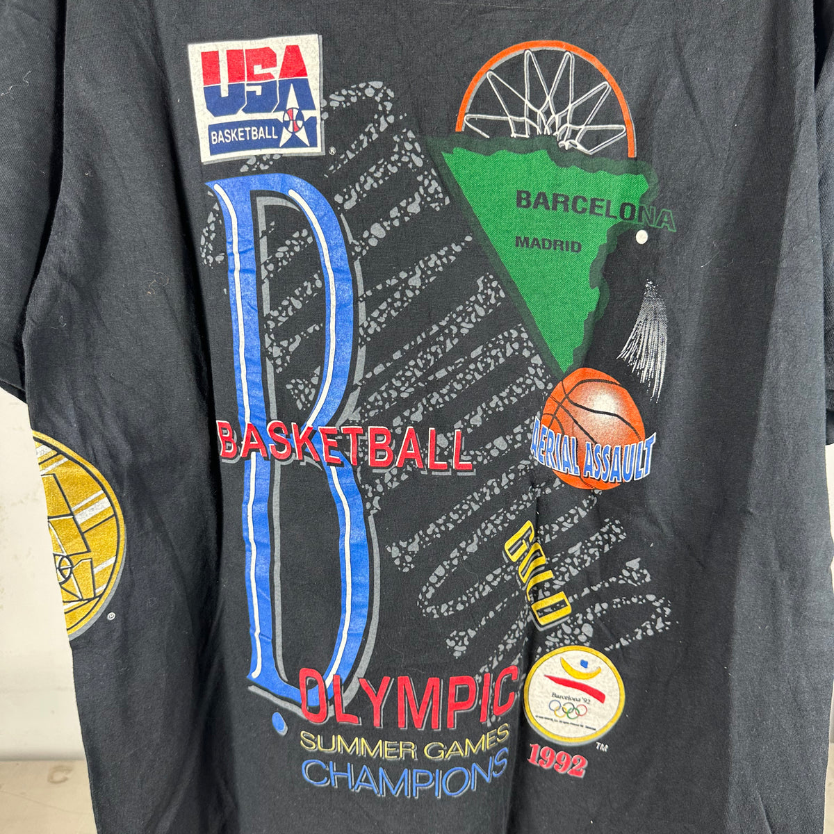 Vintage 1992 USA Basketball Olympic Dream Team Salem Sportswear T-shirt