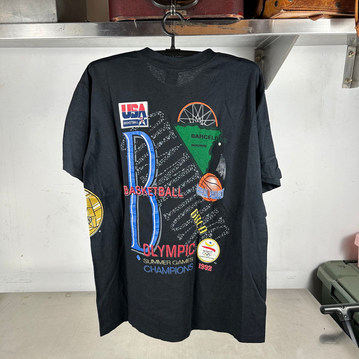Vintage 1992 USA Basketball Olympic Dream Team Salem Sportswear T-shirt