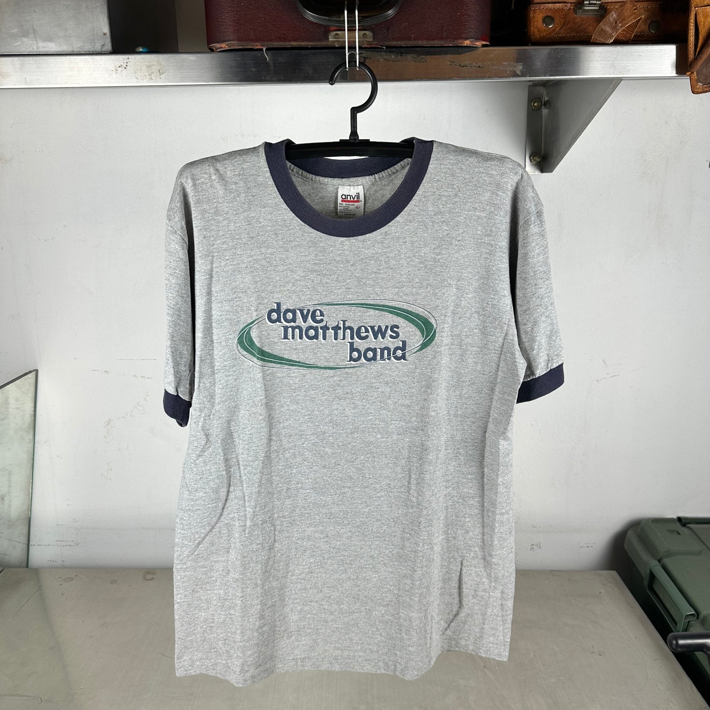 Vintage 90s Dave Matthews Band Rock Band Single Stitch Ringer T-Shirt