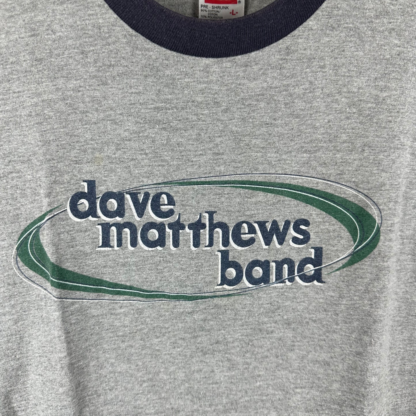Vintage 90s Dave Matthews Band Rock Band Single Stitch Ringer T-Shirt