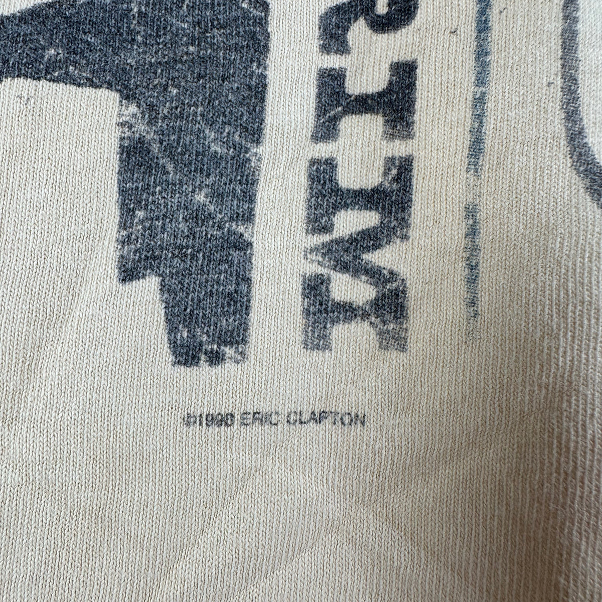 Vintage 1998 Eric Clapton Live in Concert Tour Graphic T-shirt