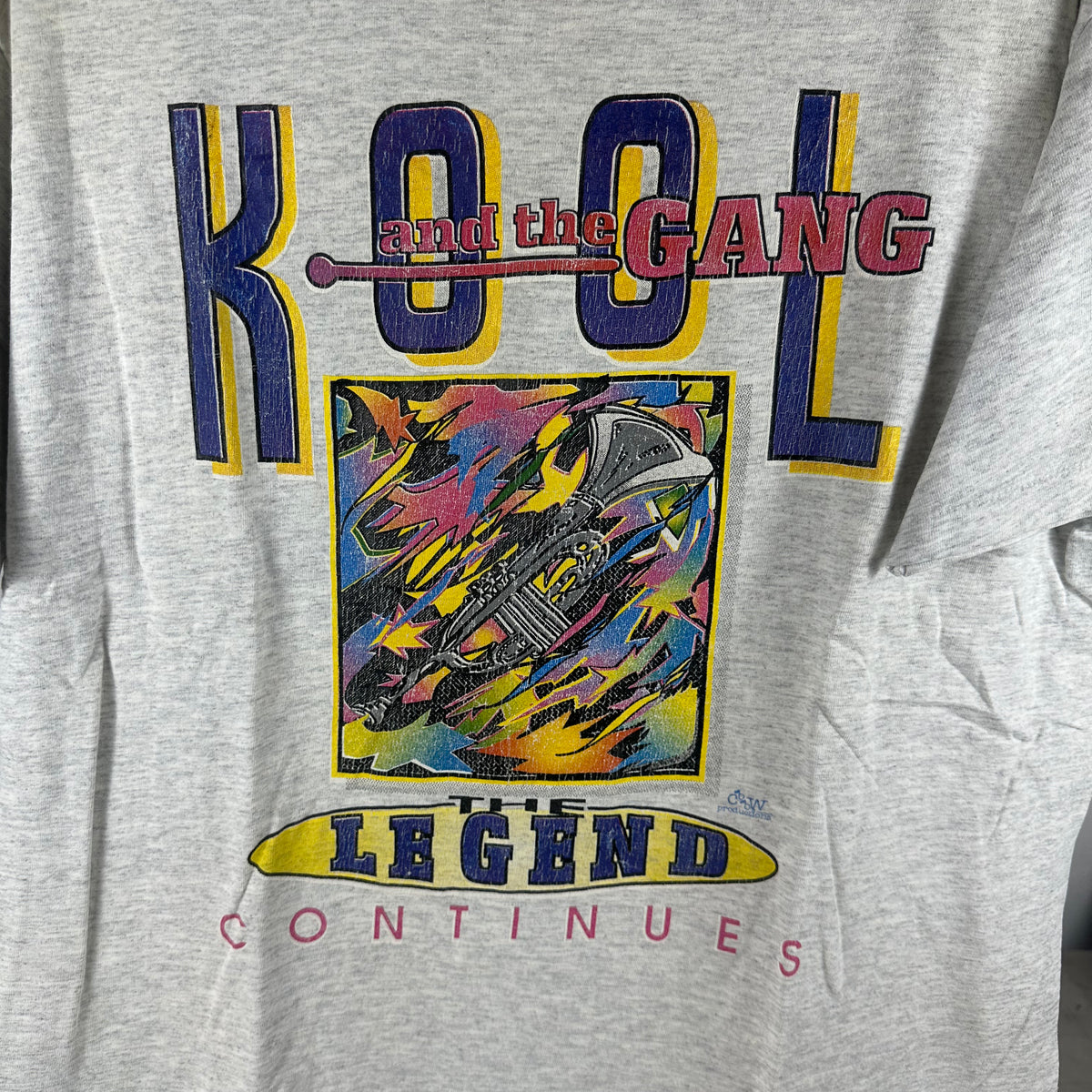 Vintage 90s Kool and the Gang The Legend Continues Single Stitch T-shirt