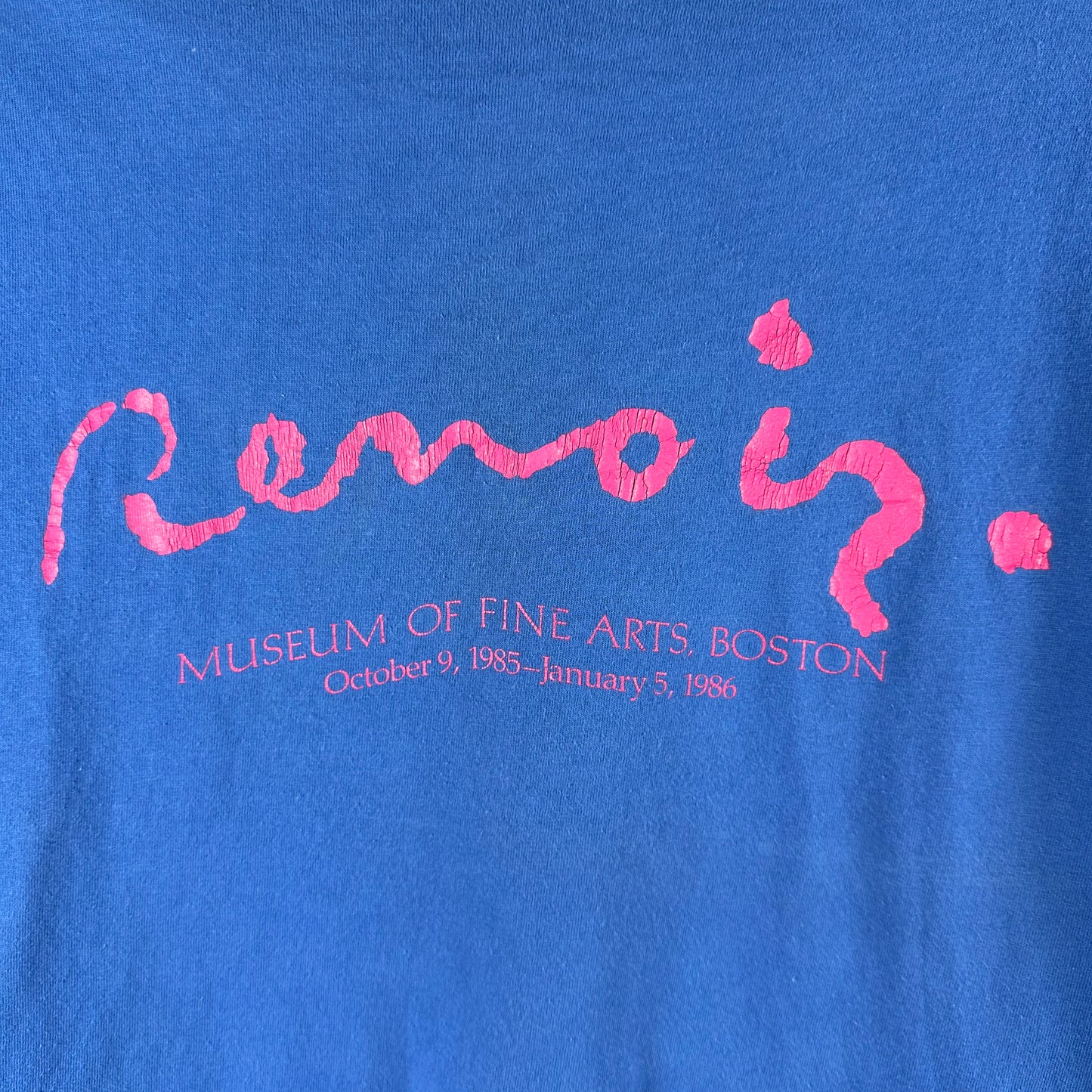 Vintage 1986 Renoir Boston Museum of Fine Arts Single Stitch T-Shirt