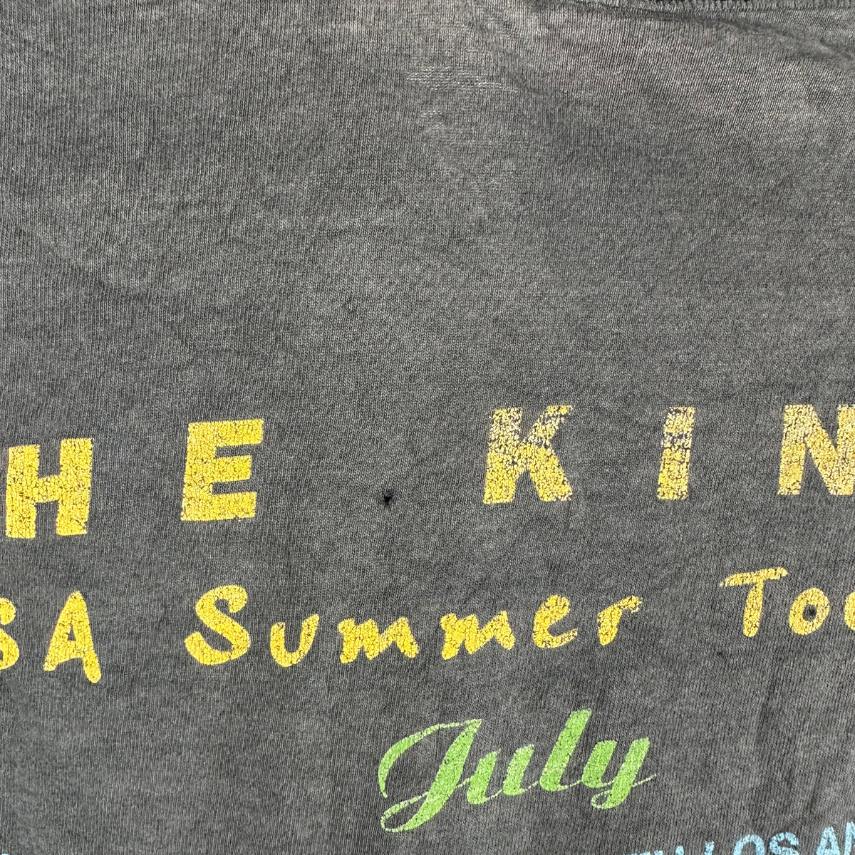 Vintage 90s The Kinks USA Summer Tour Concert Single Stitch T-shirt