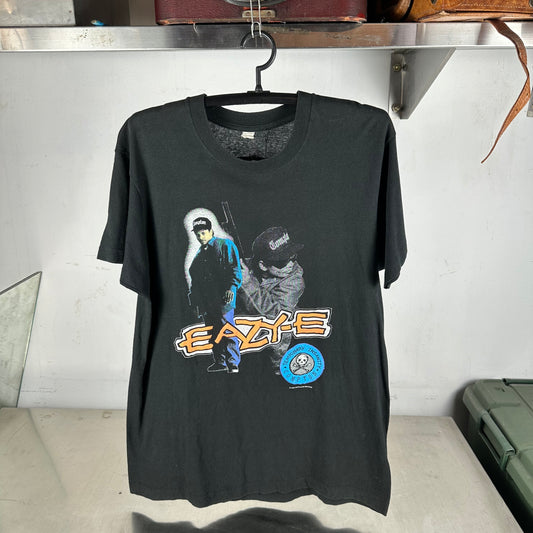 Vintage 1990 Eazy-E NWA Temporary Insanity Compton Ruthless Records Single Stitch T-Shirt