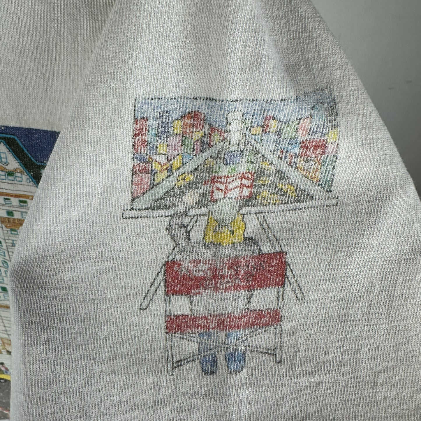 Vintage 90s New York The Plaza Artwork Graphic Single Stitch T-Shirt