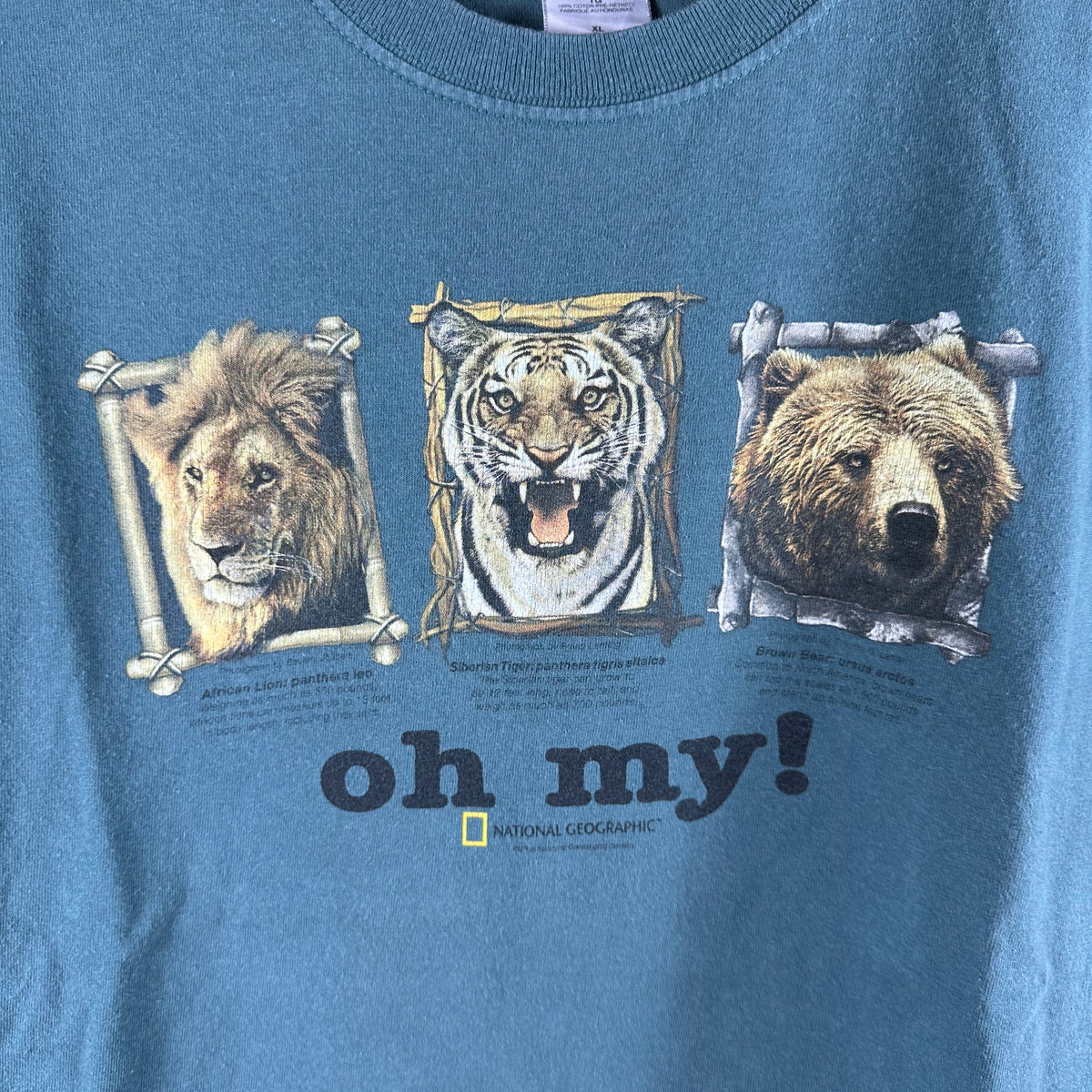 Vintage 2004 National Geographic Oh My! Graphic T-shirt
