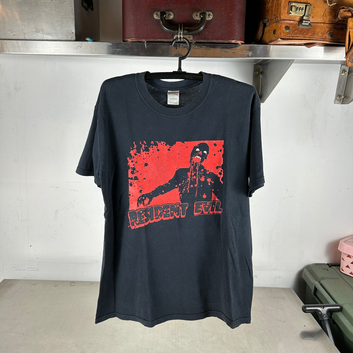 Vintage 2005 Resident Evil Capcom Video Game Promo Graphic T-shirt
