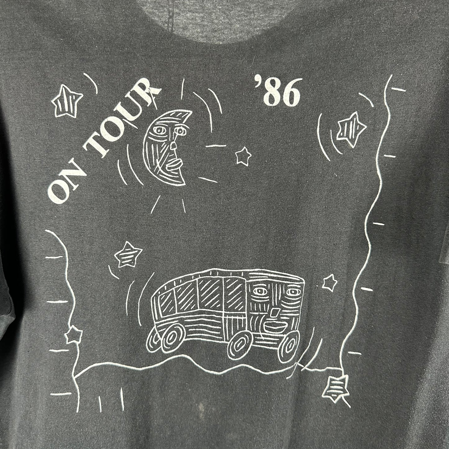 Vintage 1986 Bonnie Raitt Nine Lives Tour Concert Single Stitch T-Shirt