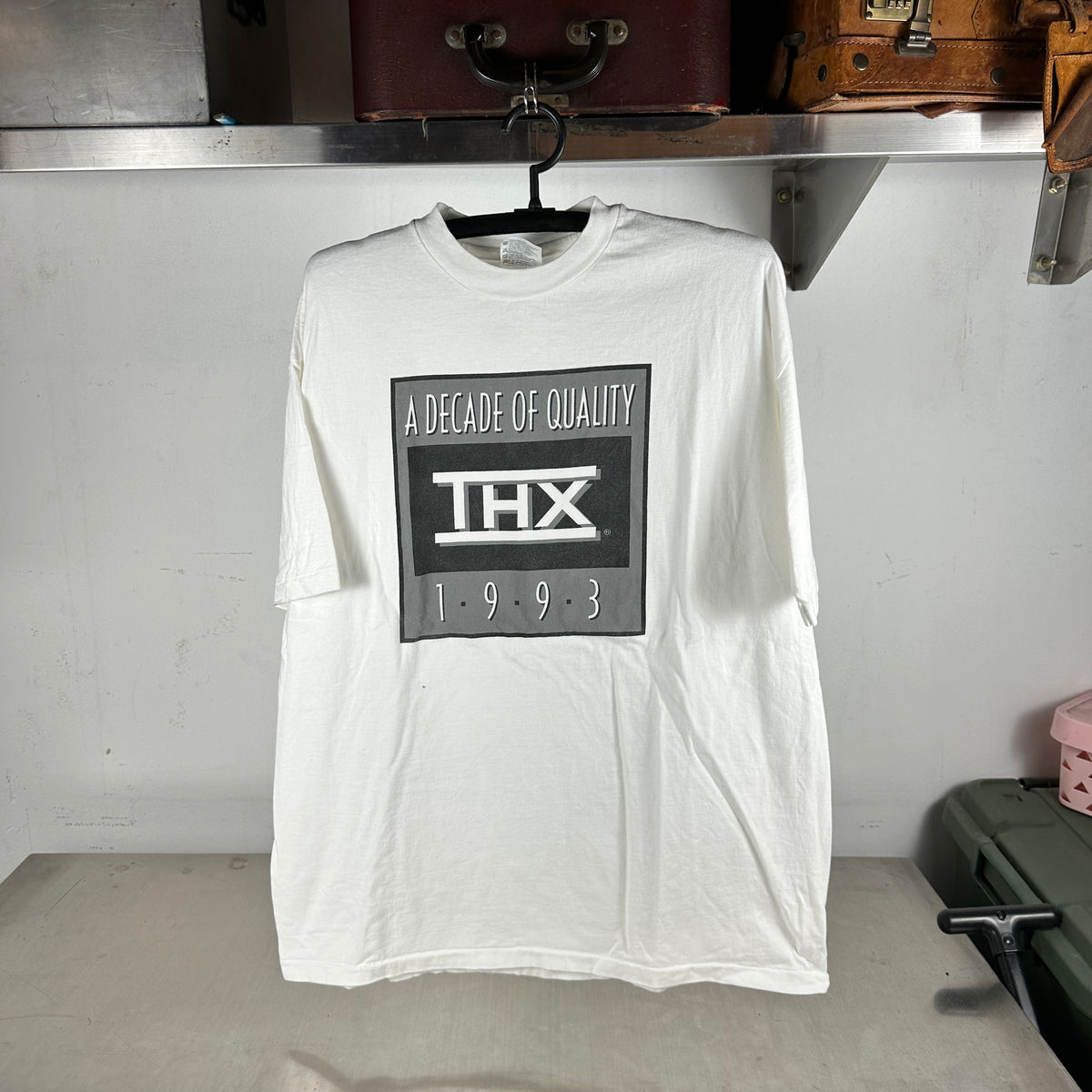 Vintage 1993 THX A Decade of Quality Audio Company Single Stitch T-shirt