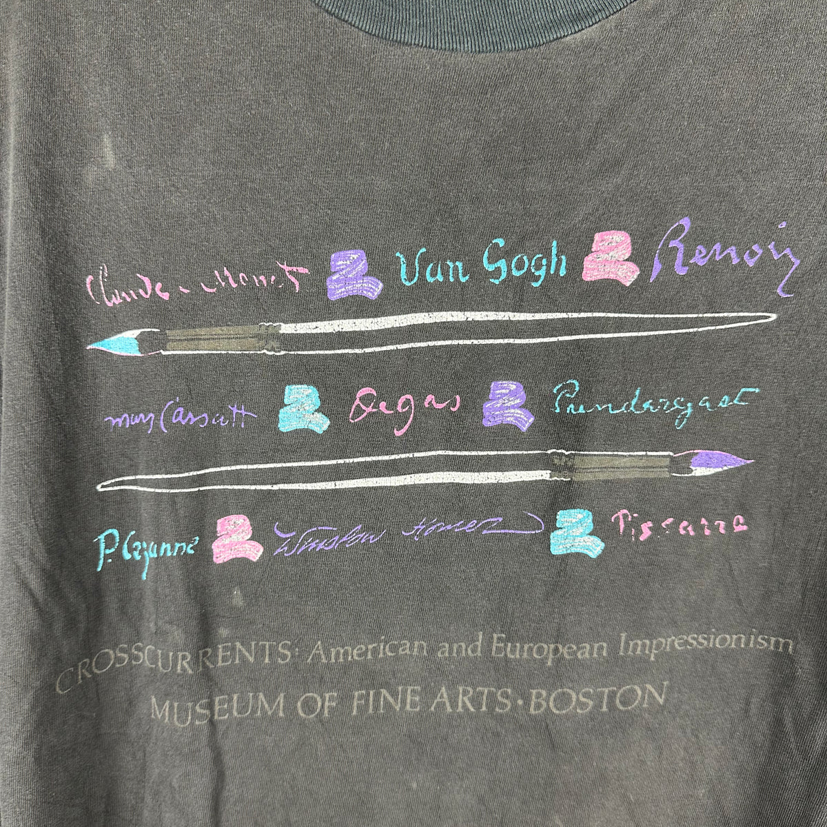 Vintage 90s Museum of Fine Arts Boston Impressionism Single Stitch T-shirt