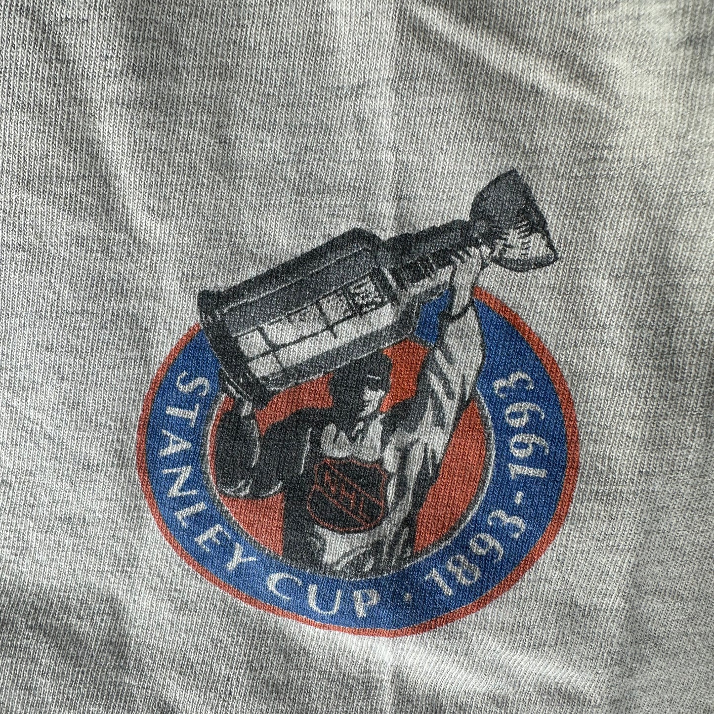 Vintage 1993 Vancouver Canucks Hockey Bulletin Athletic AOP NHL T-Shirt
