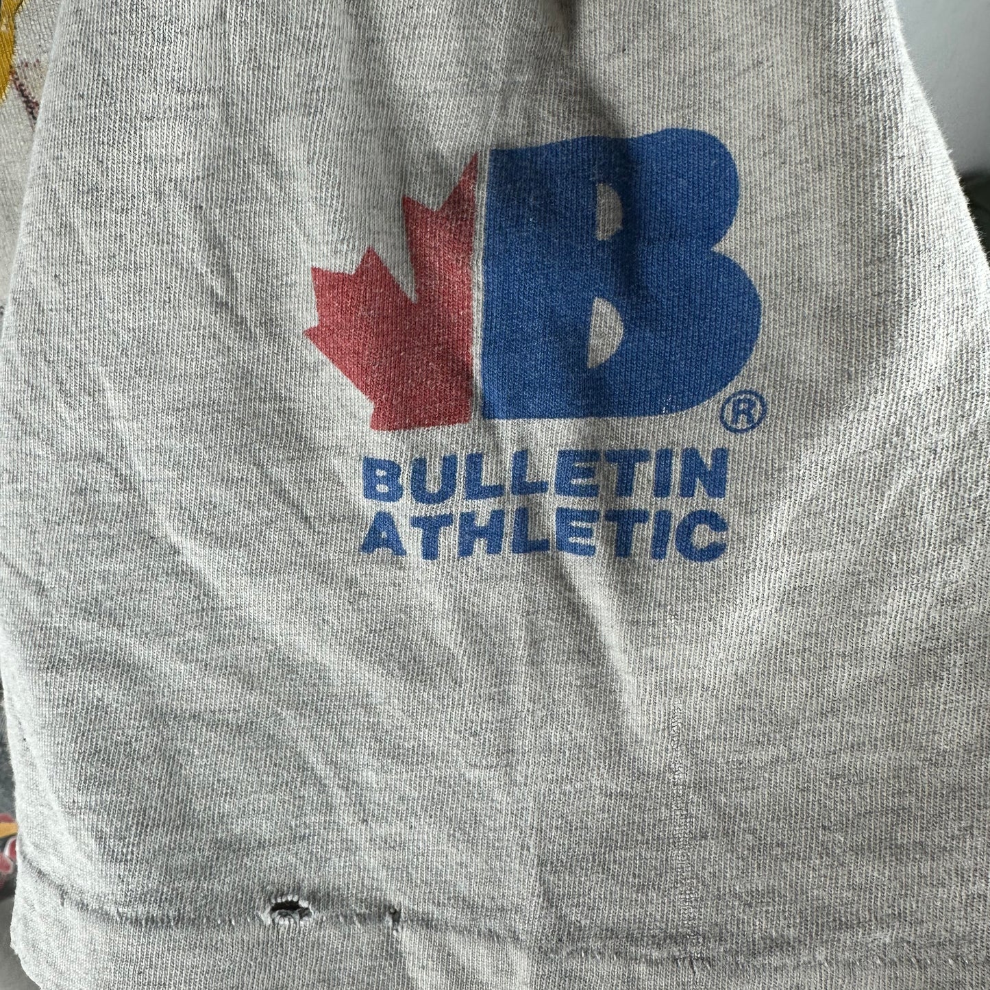 Vintage 1993 Vancouver Canucks Hockey Bulletin Athletic AOP NHL T-Shirt