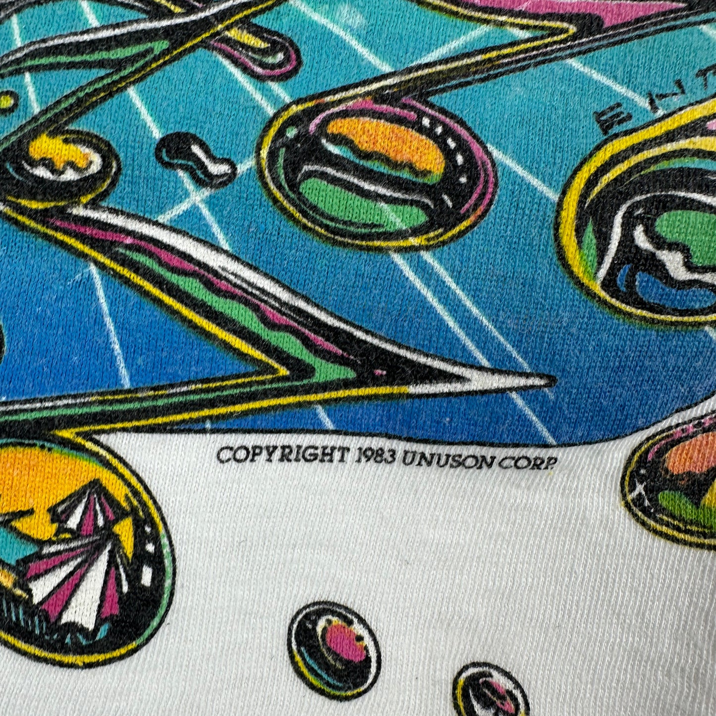 Vintage 1983 US83 David Bowie The Clash Van Halen Concert T-Shirt