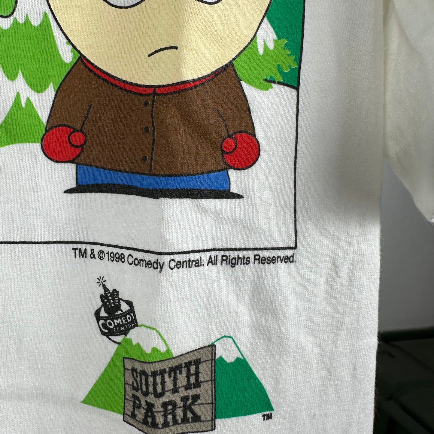 Vintage 1998 South Park Comedy Central The Boys Graphic Promo T-Shirt