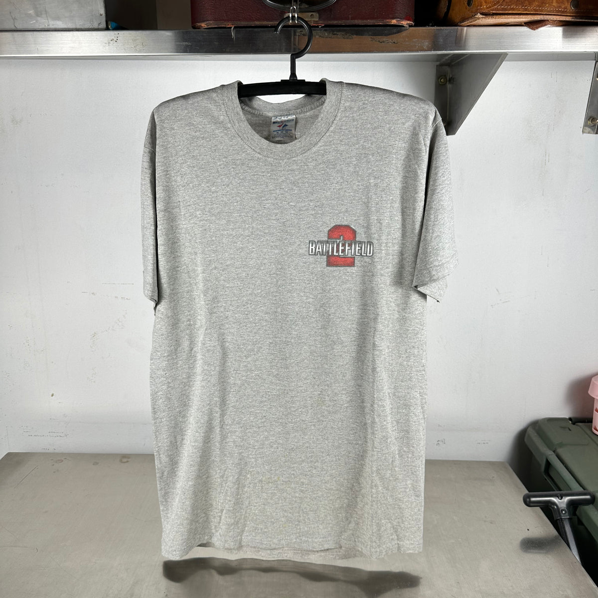Vintage 2005 Battlefield 2 Spawncamp This EA Video Game Promo T-shirt