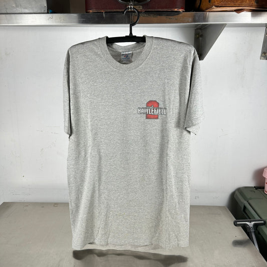 Vintage 2005 Battlefield 2 Spawncamp This EA Video Game Promo T-shirt
