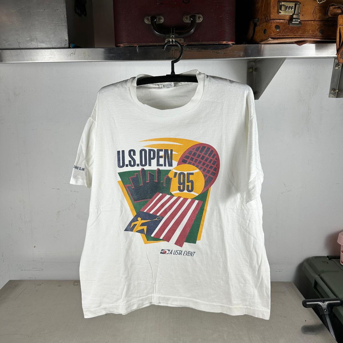 Vintage 1995 US Open Tennis Championship Graphic Single Stitch T-shirt