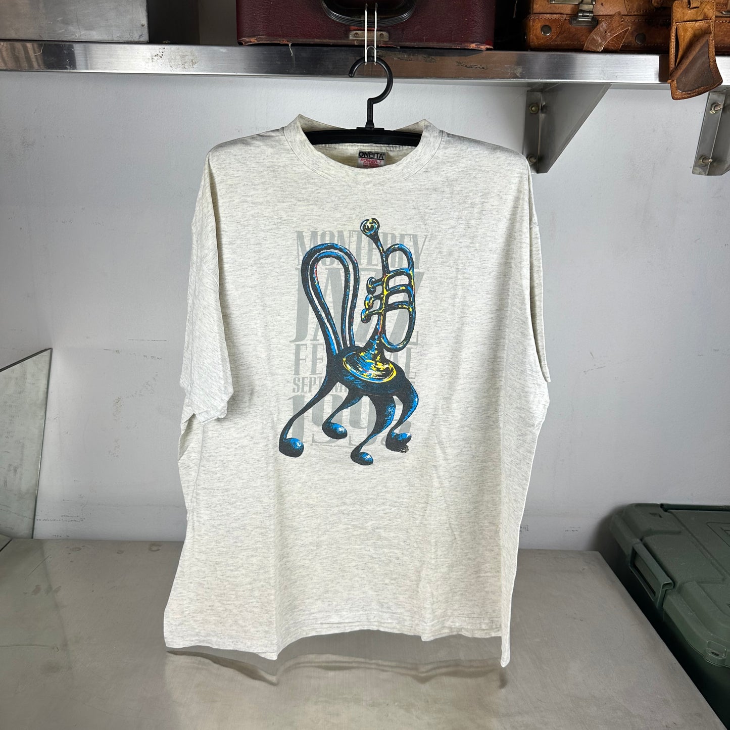 Vintage 1997 Monterey Jazz Festival Graphic Single Stitch T-Shirt
