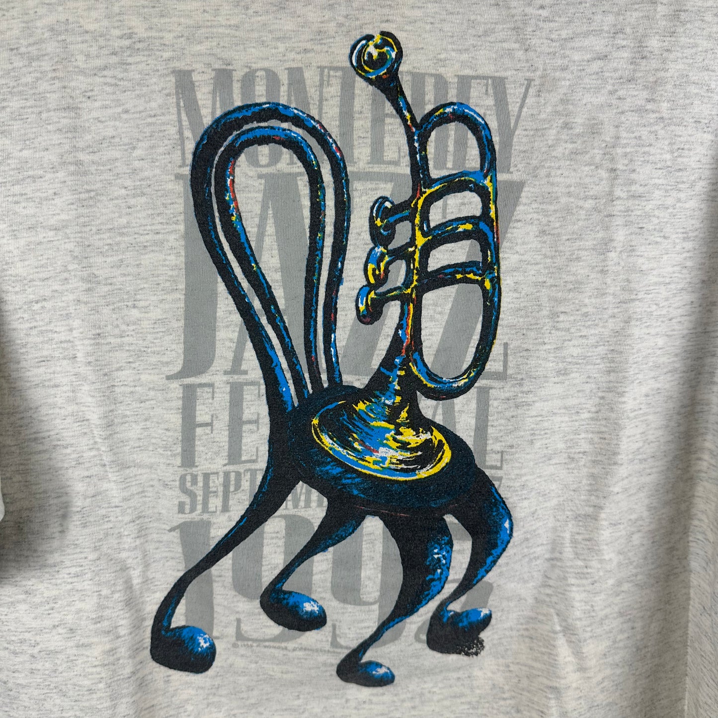 Vintage 1997 Monterey Jazz Festival Graphic Single Stitch T-Shirt