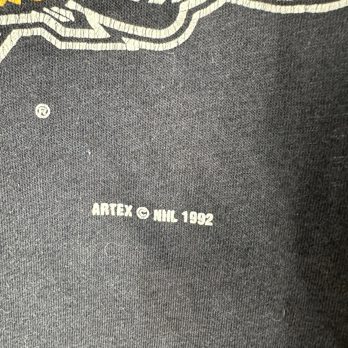 Vintage 1992 San Jose Sharks Hockey NHL Single Stitch T-Shirt