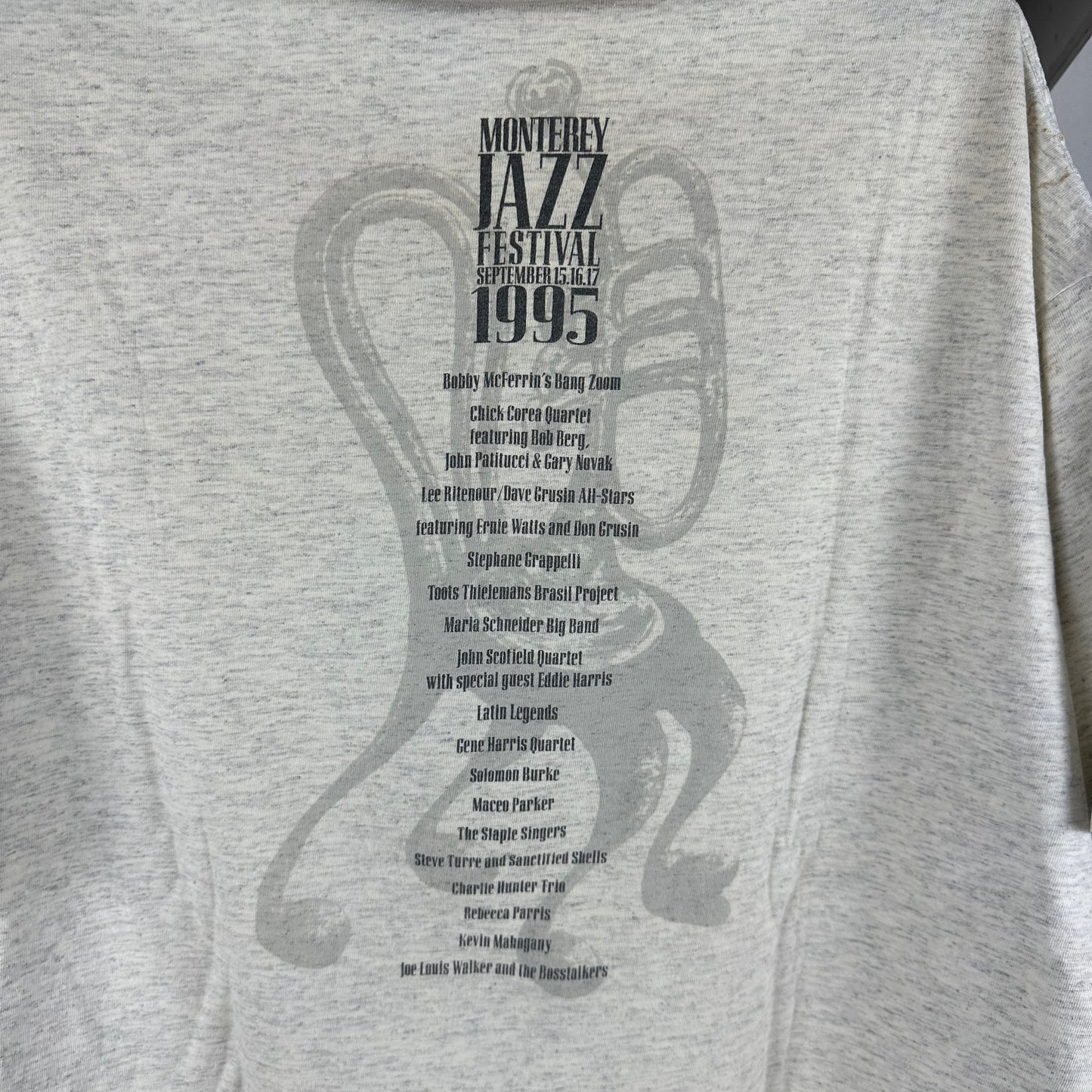 Vintage 1997 Monterey Jazz Festival Graphic Single Stitch T-Shirt