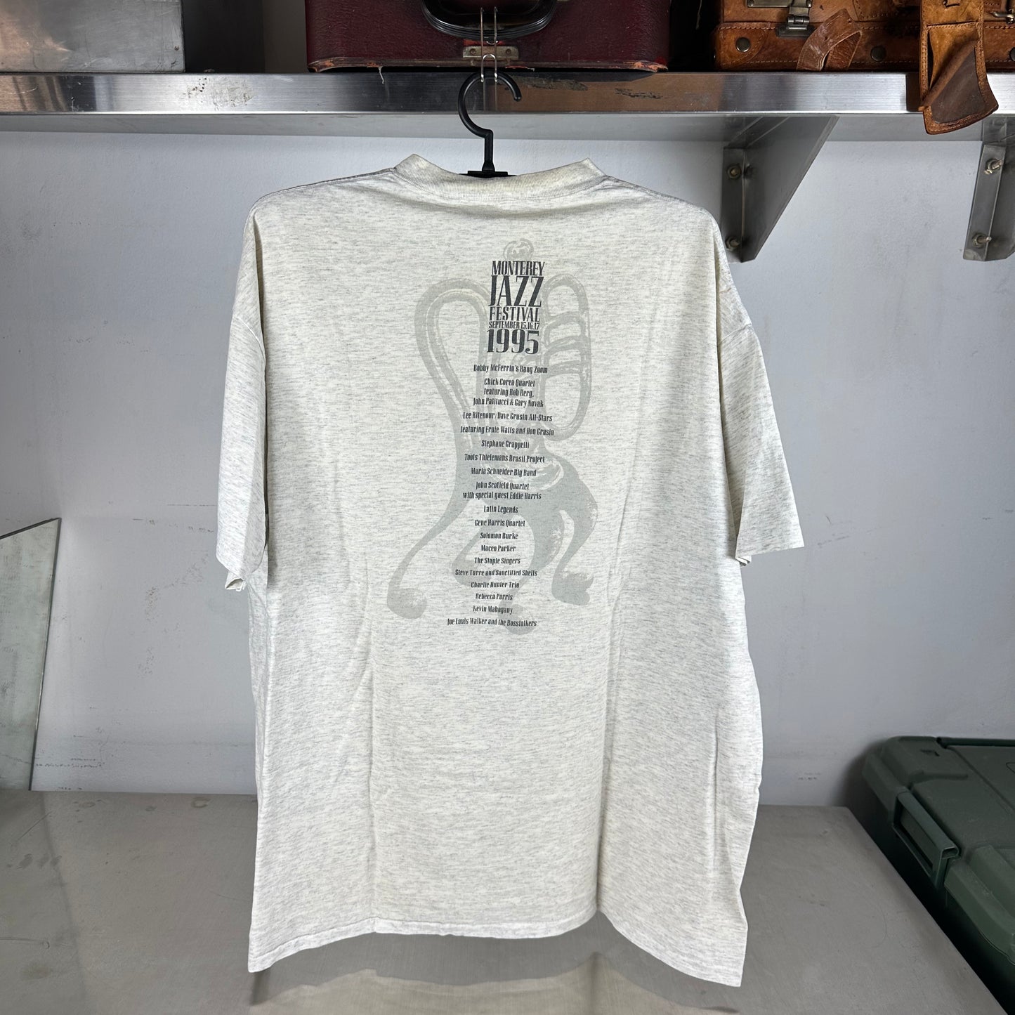 Vintage 1997 Monterey Jazz Festival Graphic Single Stitch T-Shirt