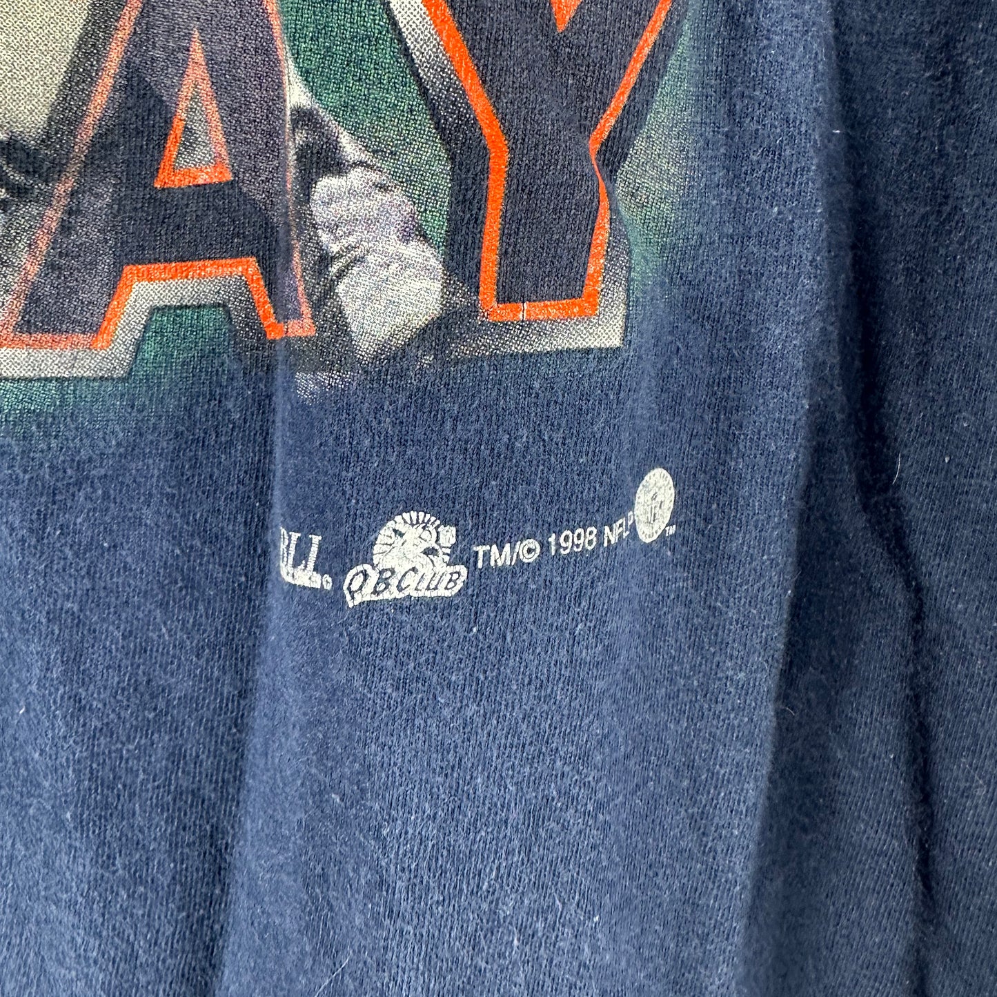 Vintage 1998 John Elway Denver Broncos NFL Graphic T-Shirt