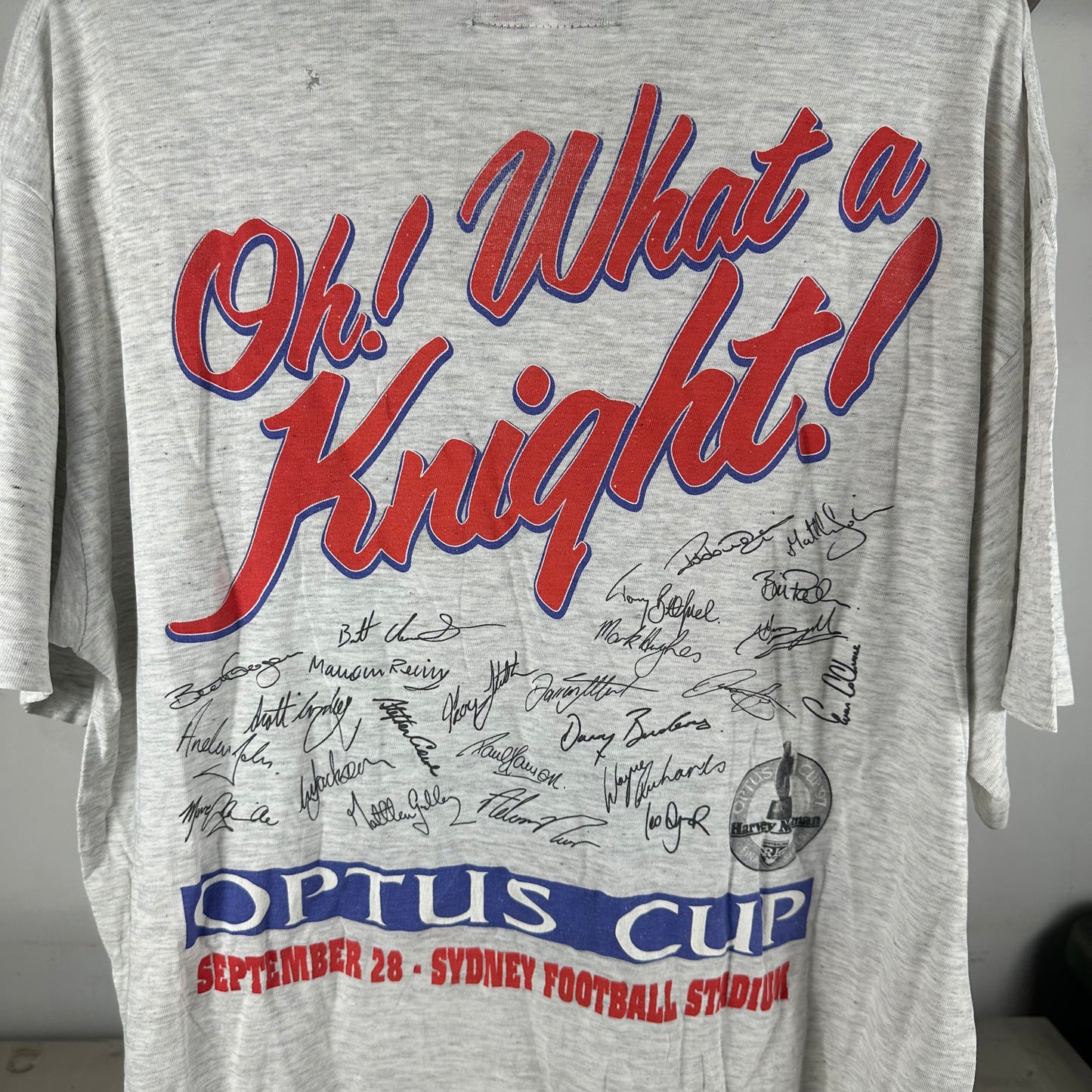 Vintage 1997 Newcastle Knights NRL Optus Cup Grand Final T-Shirt